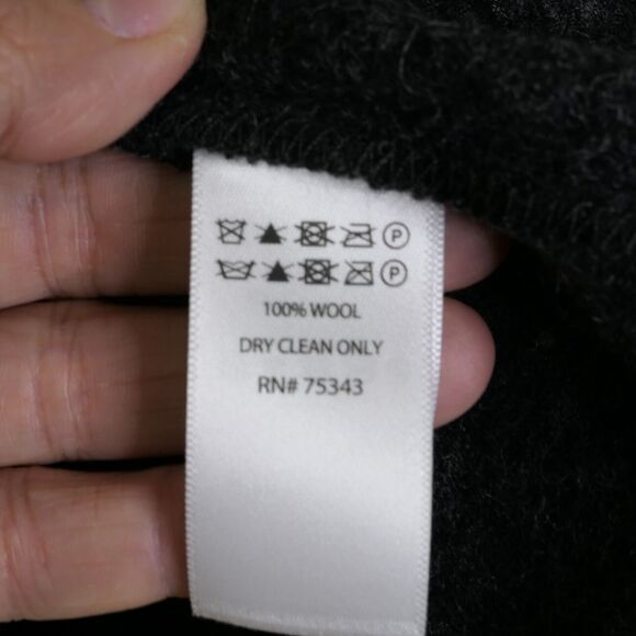 NWT Nanette Lepore 2XL 100% Wool Gray Embroidered Unlined Knee Length Coat - Picture 10 of 16